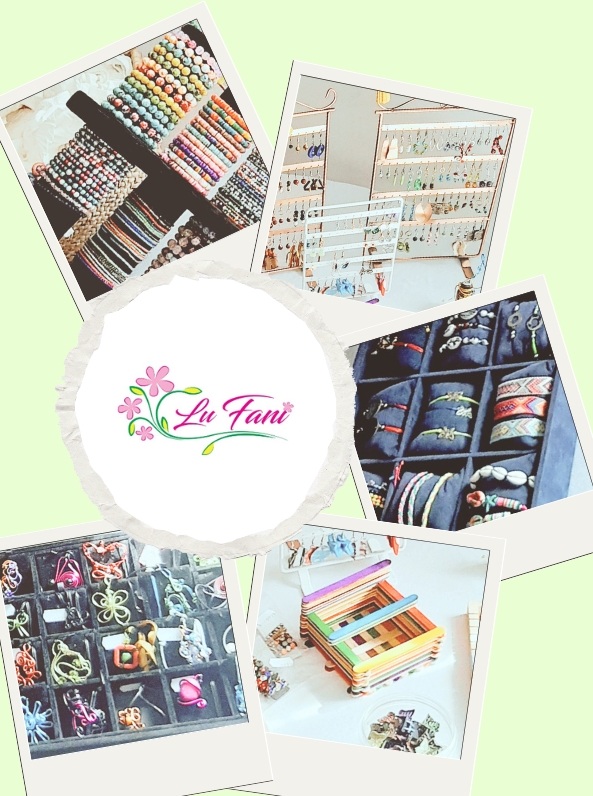Lu Fani
Sublimez vos tenues avec les créations uniques de Lu Fani, une marque de bijoux fantaisie artisanaux qui allie élégance et originalité. Chaque pièce est soigneusement réalisée pour refléter votre personnalité et illuminer vos moments spéciaux. ✨
Bijoux, décoration et accessoires faits main, chaque pièce de Lu Fani est une œuvre d’art qui allie créativité et originalité. Parfait pour offrir ou se faire plaisir !
